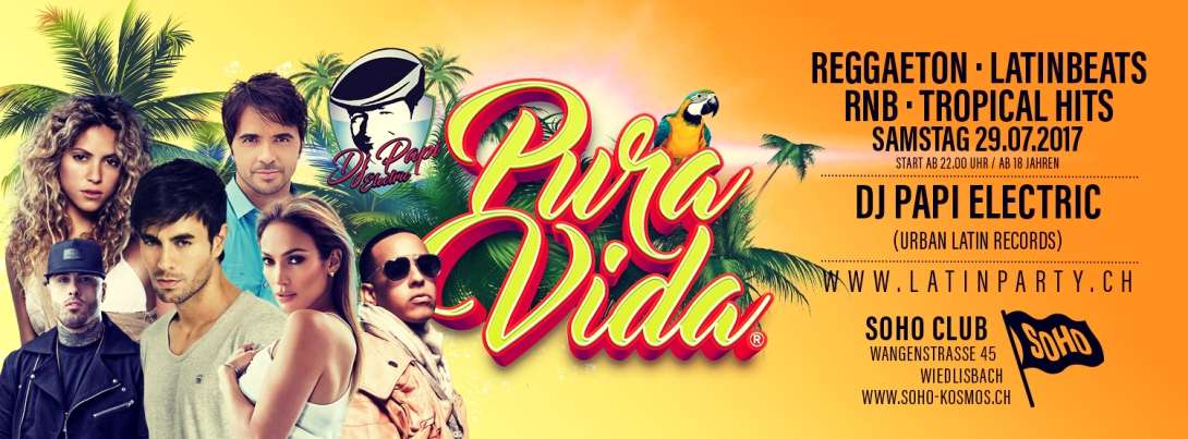 DJ Papi Electric presents PURA VIDA - Hot Reggaeton, RnB, Tropical Hits